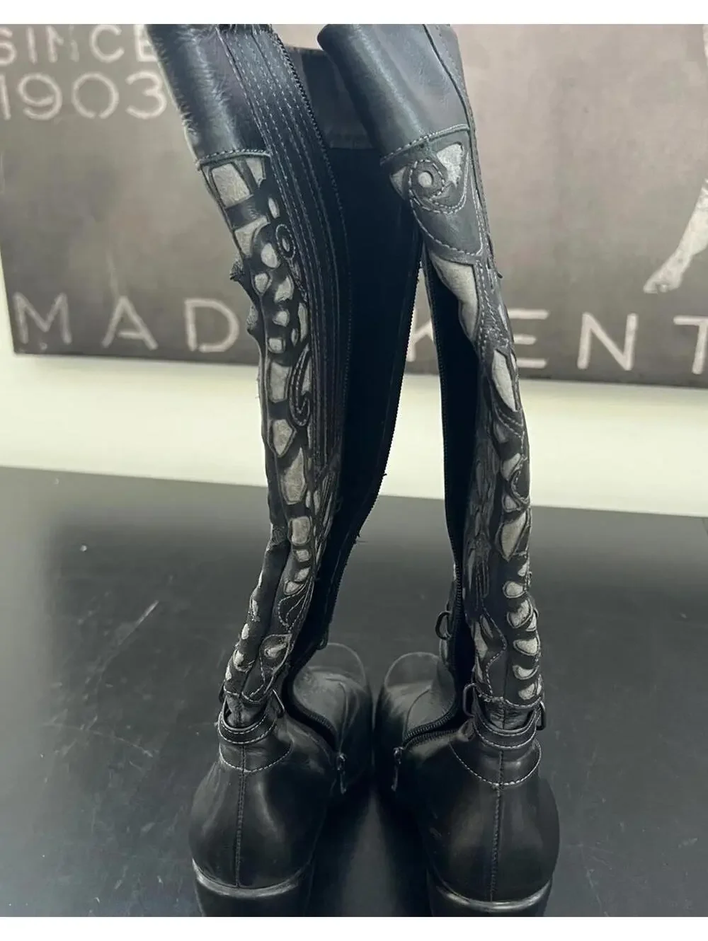 Naot Women's Allure‎ Boot Black Leather EU38 US Women’s 7.5